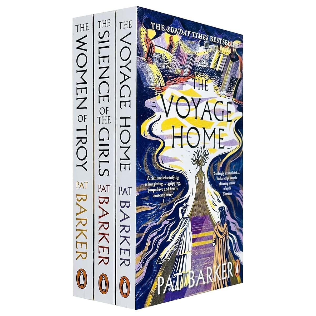 Women of Troy Series Collection 3 Books Set By Pat Barker (The Silence of the Girls, The Women of Troy & The Voyage Home)