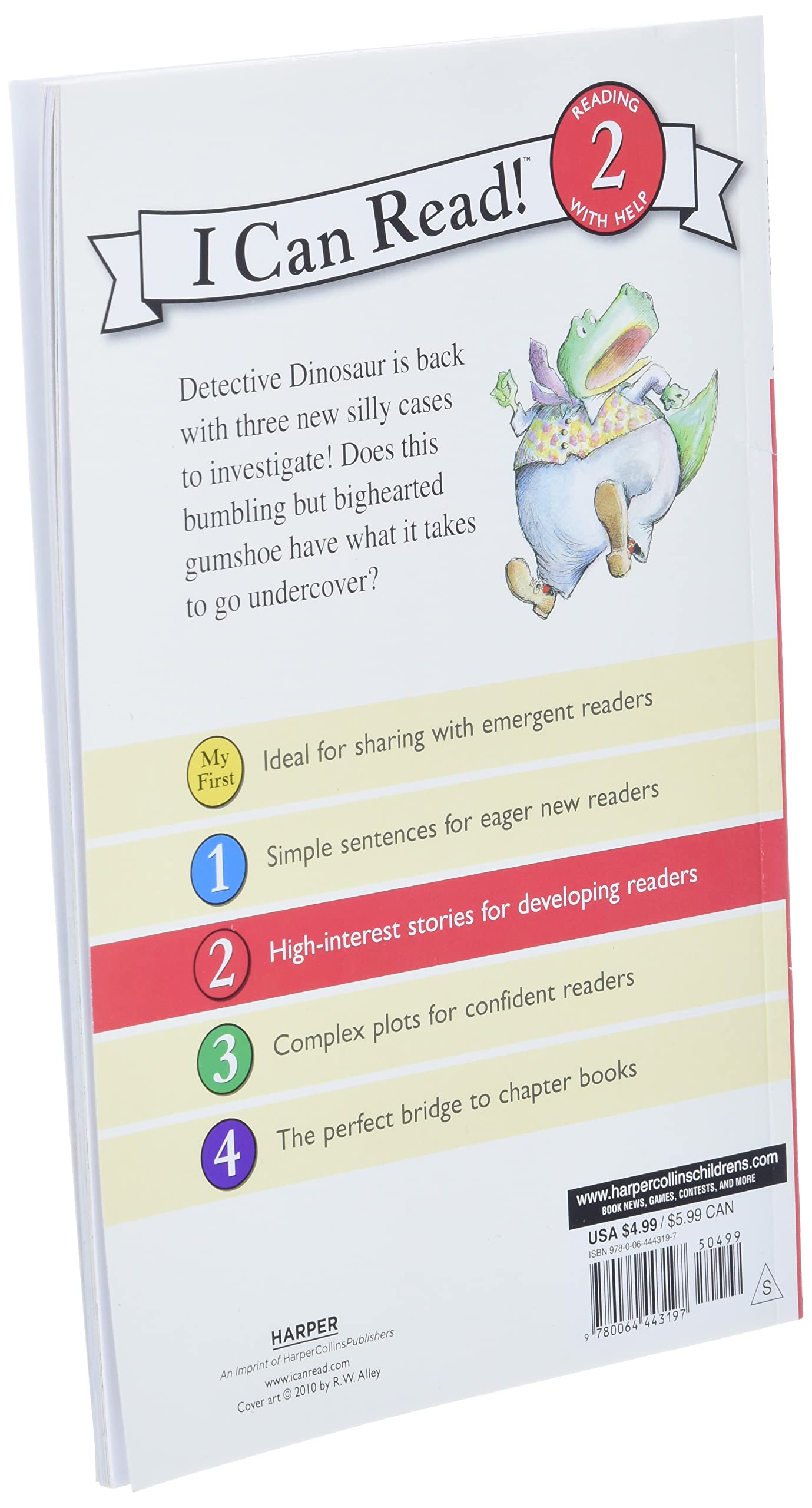 Detective Dinosaur Undercover (I Can Read Level 2)