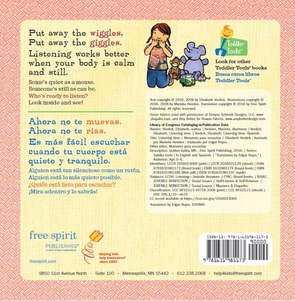 Toddler Tools Series Board Book Bilingual 6-Book Set (Toddler Tools Board Books) (Spanish and English Edition)
