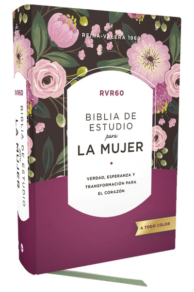 RVR60 Biblia de estudio para la mujer, Tapa dura, Interior a color, Comfort Print: Verdad, esperanza y transformacin para el corazn (Spanish Edition)