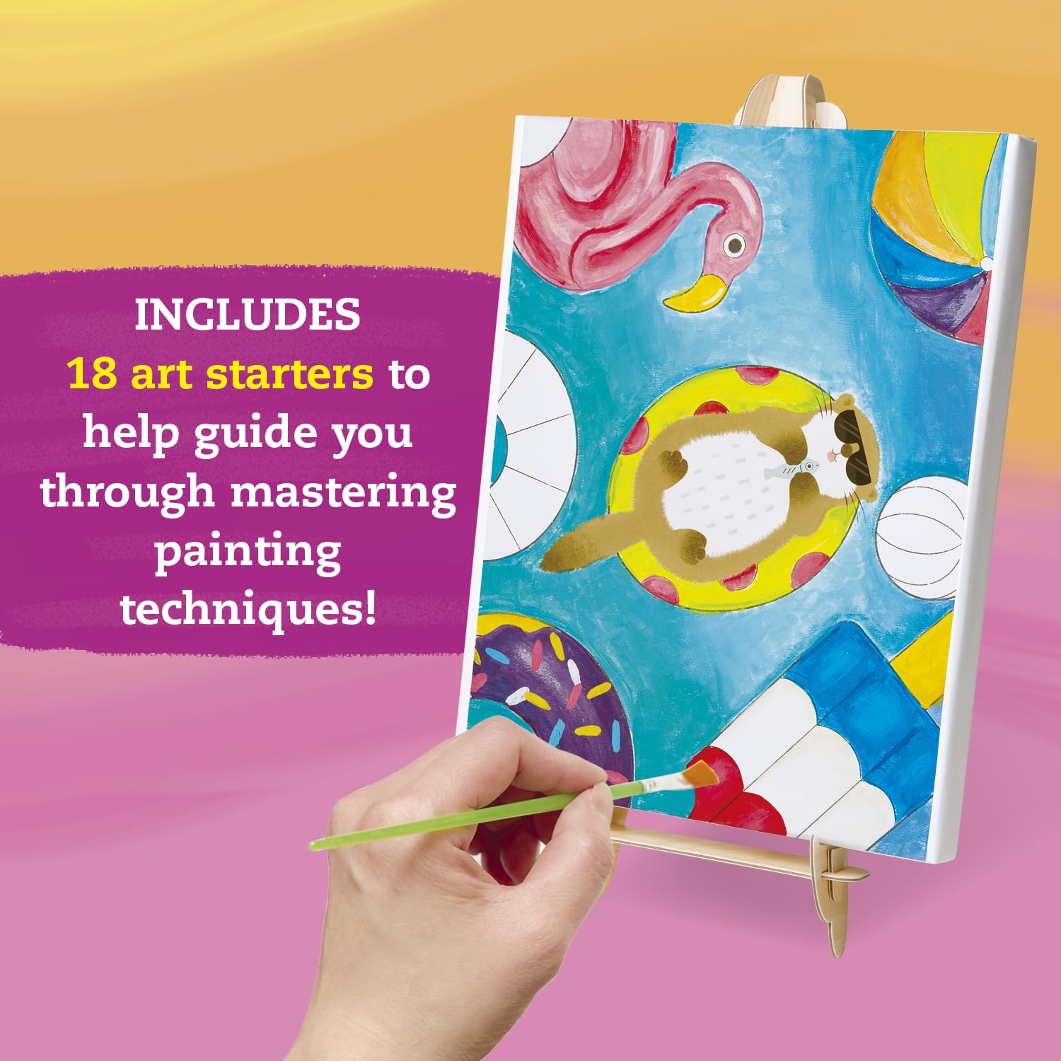 Canvas Painting Studio (Klutz Craft Kit)