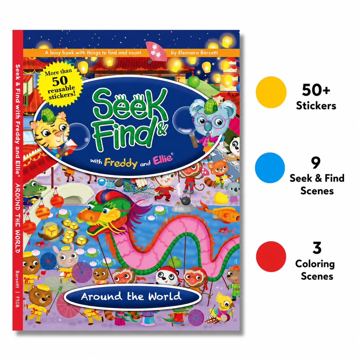 Seek & Find with Freddy and Ellie, Around the World