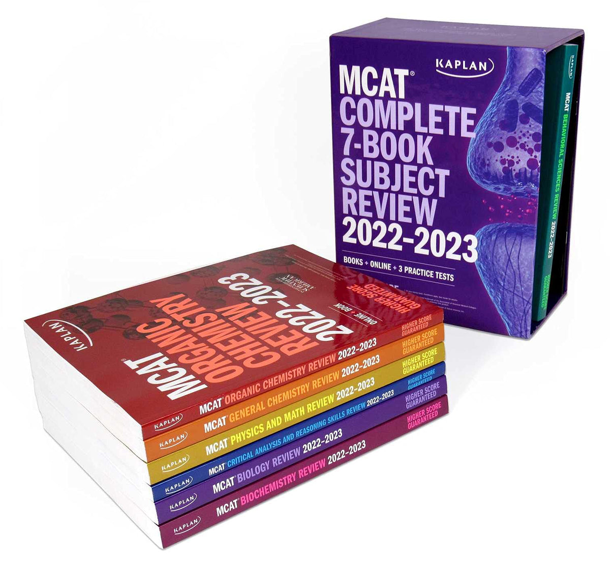 MCAT Complete 7-Book Subject Review 2022--2023: Books + Online + 3 Practice Tests (Kaplan Test Prep)