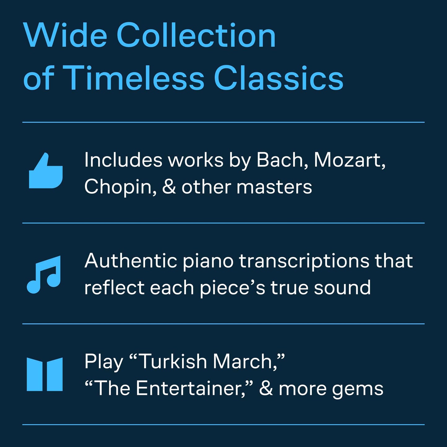 The Library of Piano Classics 2  Piano Solo Sheet Music Collection  Over 100 Masterpieces by Renowned Composers  Works from Bach, Mendelssohn, Tchaikovsky and More  Music Sales America Songbook
