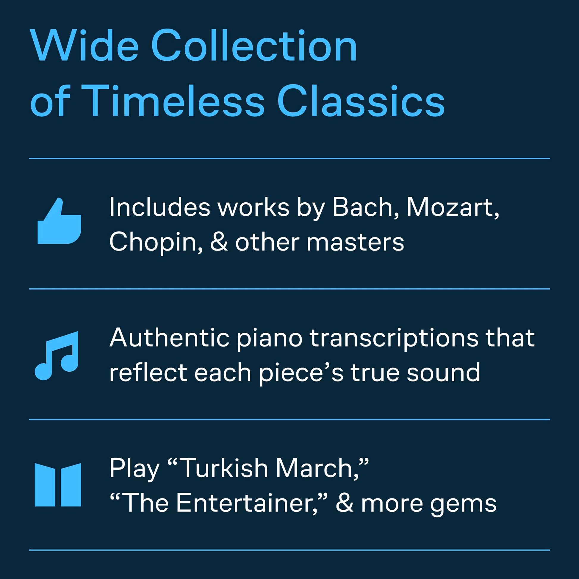 The Library of Piano Classics 2  Piano Solo Sheet Music Collection  Over 100 Masterpieces by Renowned Composers  Works from Bach, Mendelssohn, Tchaikovsky and More  Music Sales America Songbook