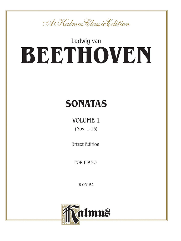 Sonatas, Vol. 1: Nos. 1-15 (Urtext Edition, for Piano)