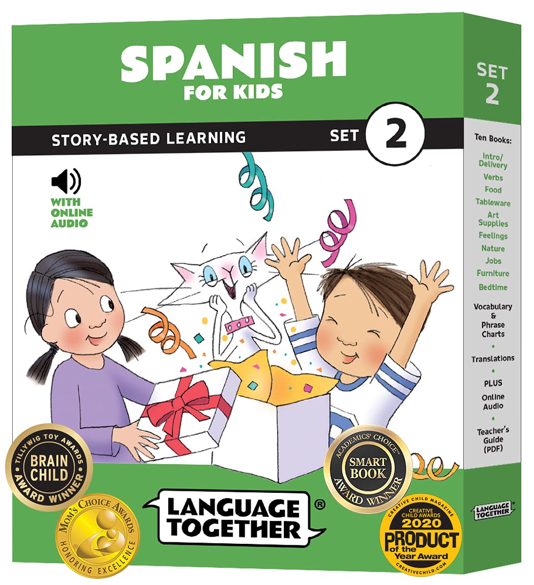 Spanish for Kids Set 2: Beginner Reader Box Set - 10 Early R