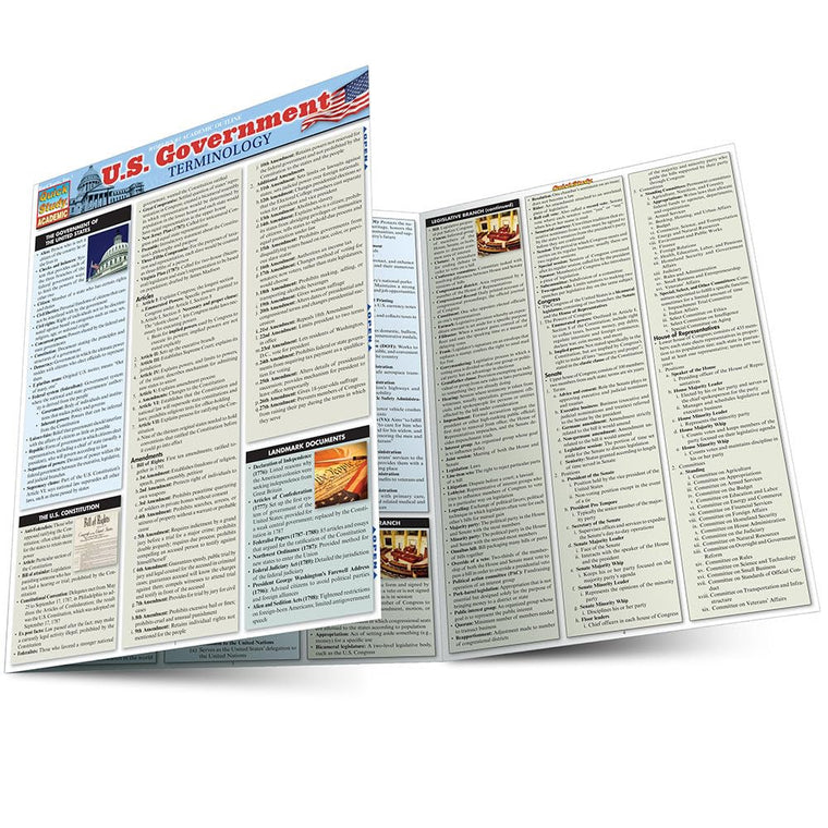 U.S. Government Terminology: QuickStudy Laminated Reference Guide