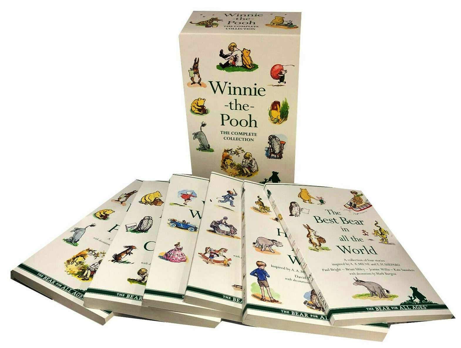 Winnie-the-Pooh The Complete Fiction Collection 6 Books Box Set