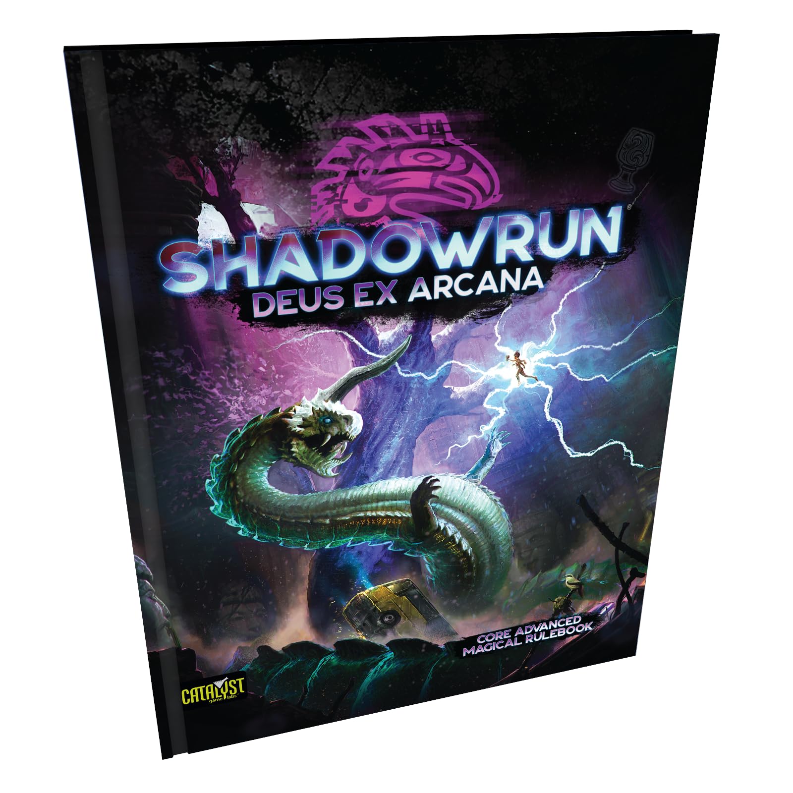 Shadowrun Deus Ex Arcana by Catalyst Game Labs  Ages 14+  2-8 Players  Advanced Magical Rulebook for 6th Edition  Expanded Spellcasting, Ritual Magic & Supernatural Systems