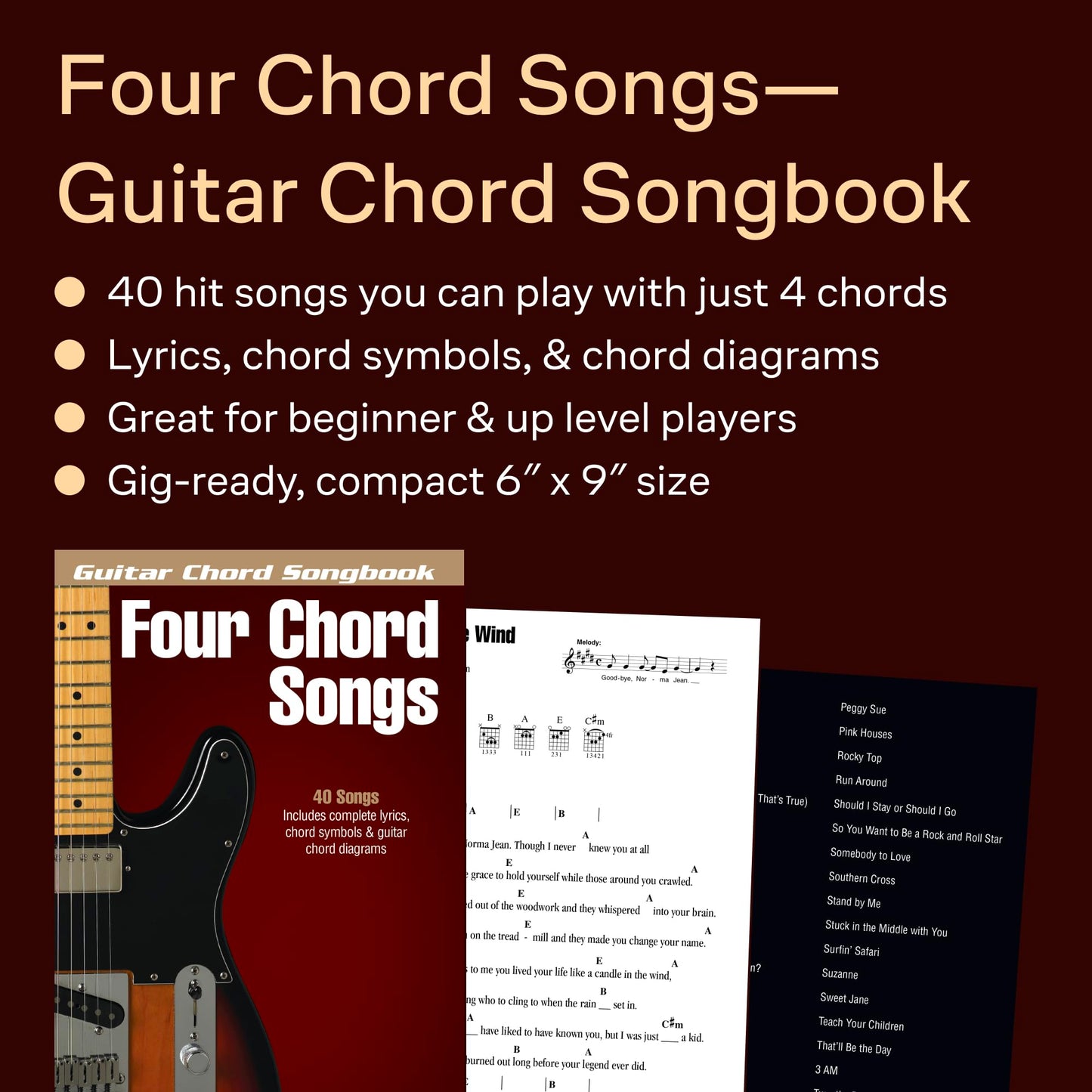 Four Chord Songs (Guitar Chord Songbooks)