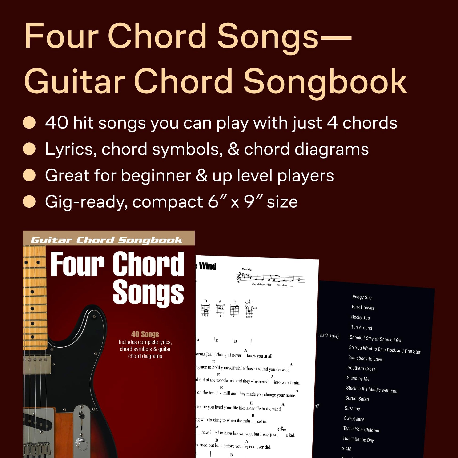 Four Chord Songs (Guitar Chord Songbooks)