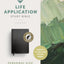 NLT Life Application Study Bible, Third Edition, Personal Size (Bonded Leather, Black, Indexed, Red Letter)