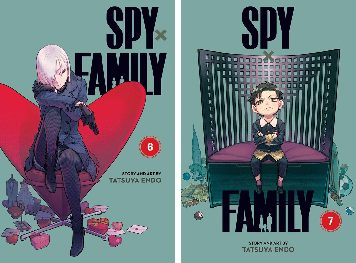 Spy x Family Complete 17 Book Series (Vol. 1-15 + Official Guide + Spy x Family Portrait) Manga Set, by Tatsuya Endo (17 Books)