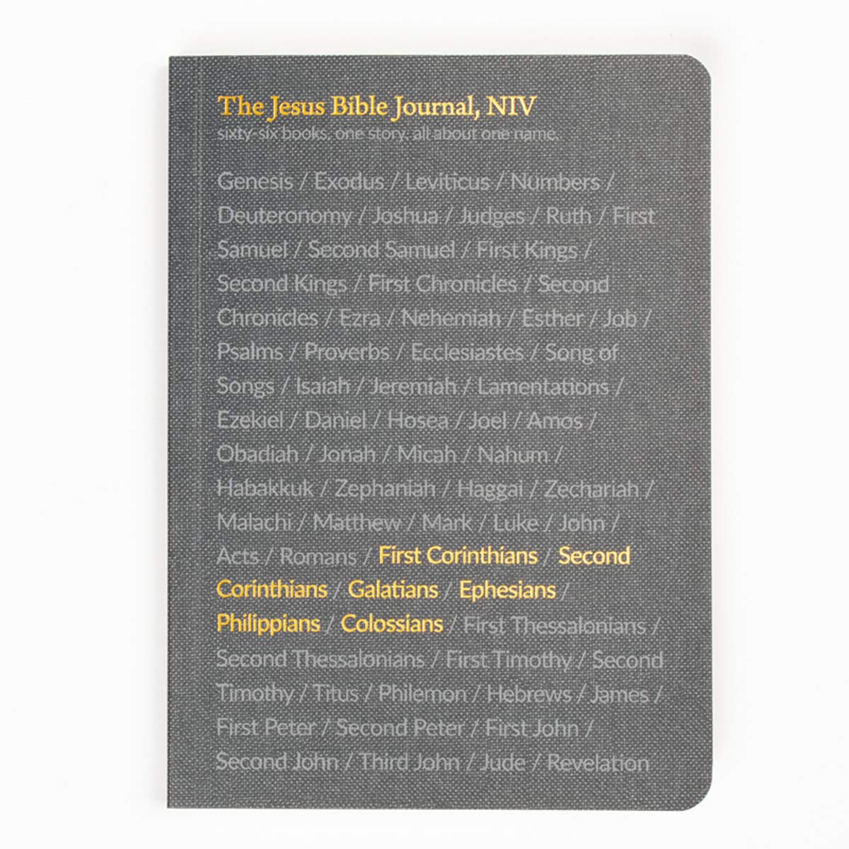 The Jesus Bible Journal, 1 Corinthians - Colossians, NIV, Paperback, Comfort Print