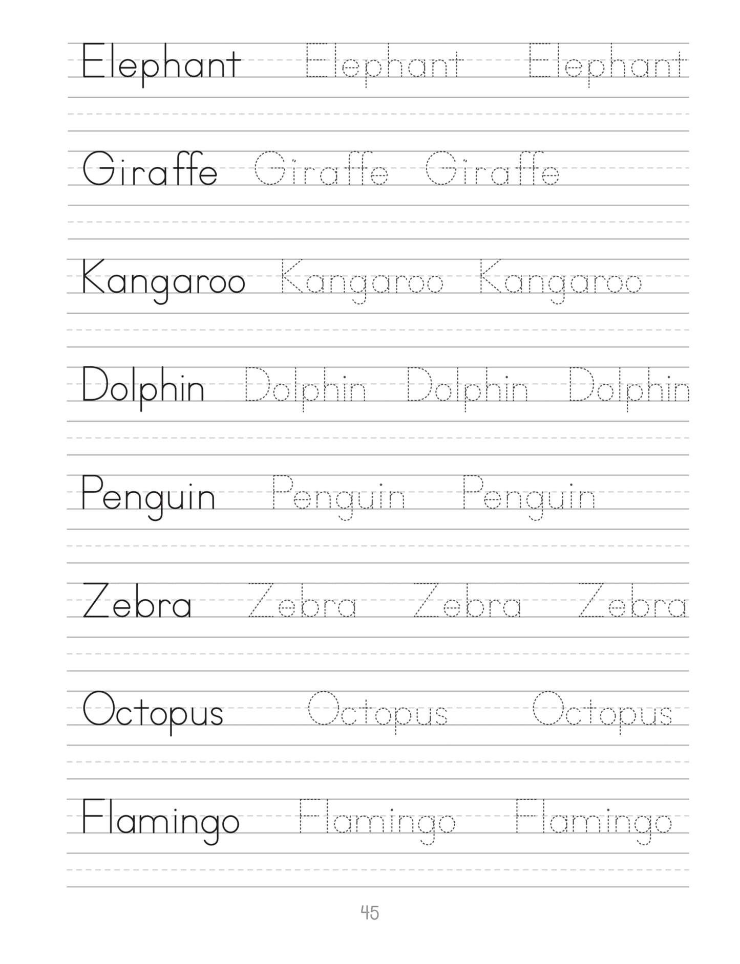 Print Handwriting Workbook for Kids: Improve Your Penmanship and Writing Skills with Letters, Words, Motivational Quotes, Funny Jokes, Science Facts for Children Ages 8-12