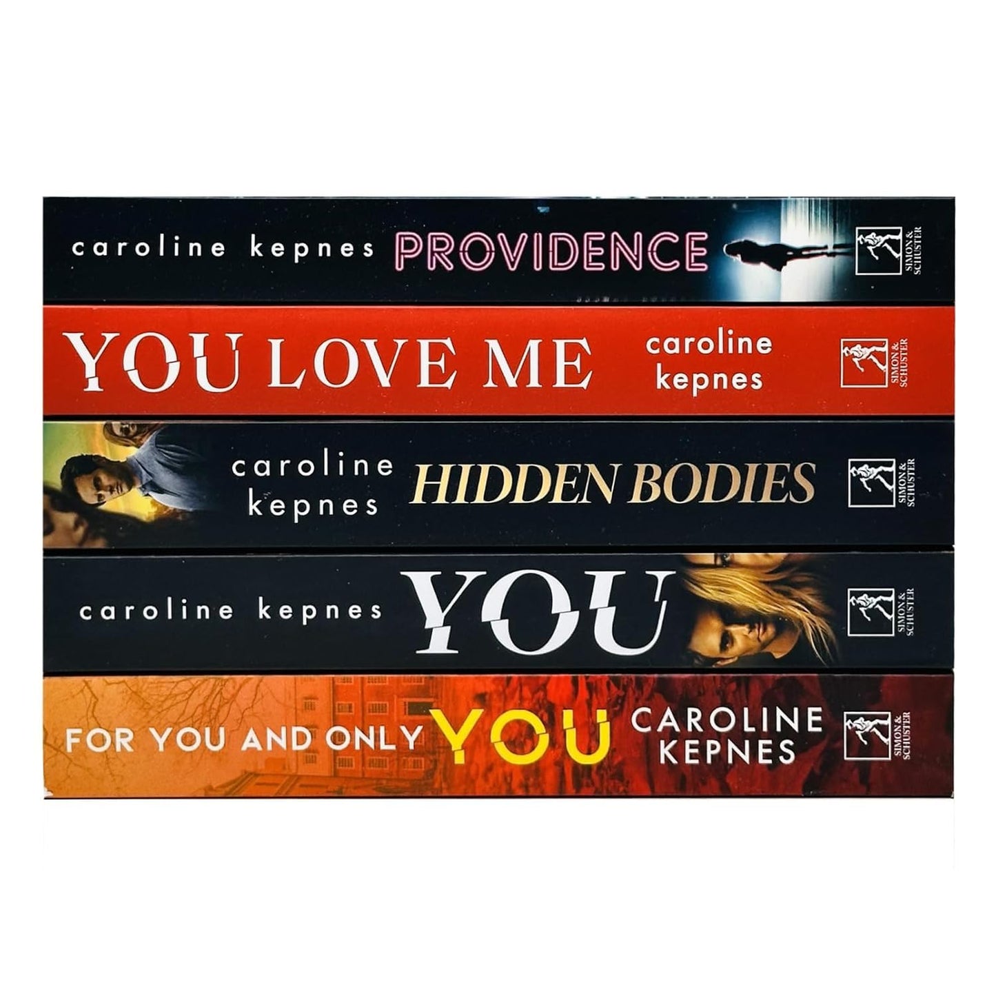 Caroline Kepnes 5 Books Collection Set (Providence, You, Hidden Bodies, You Love Me & For You And Only You)