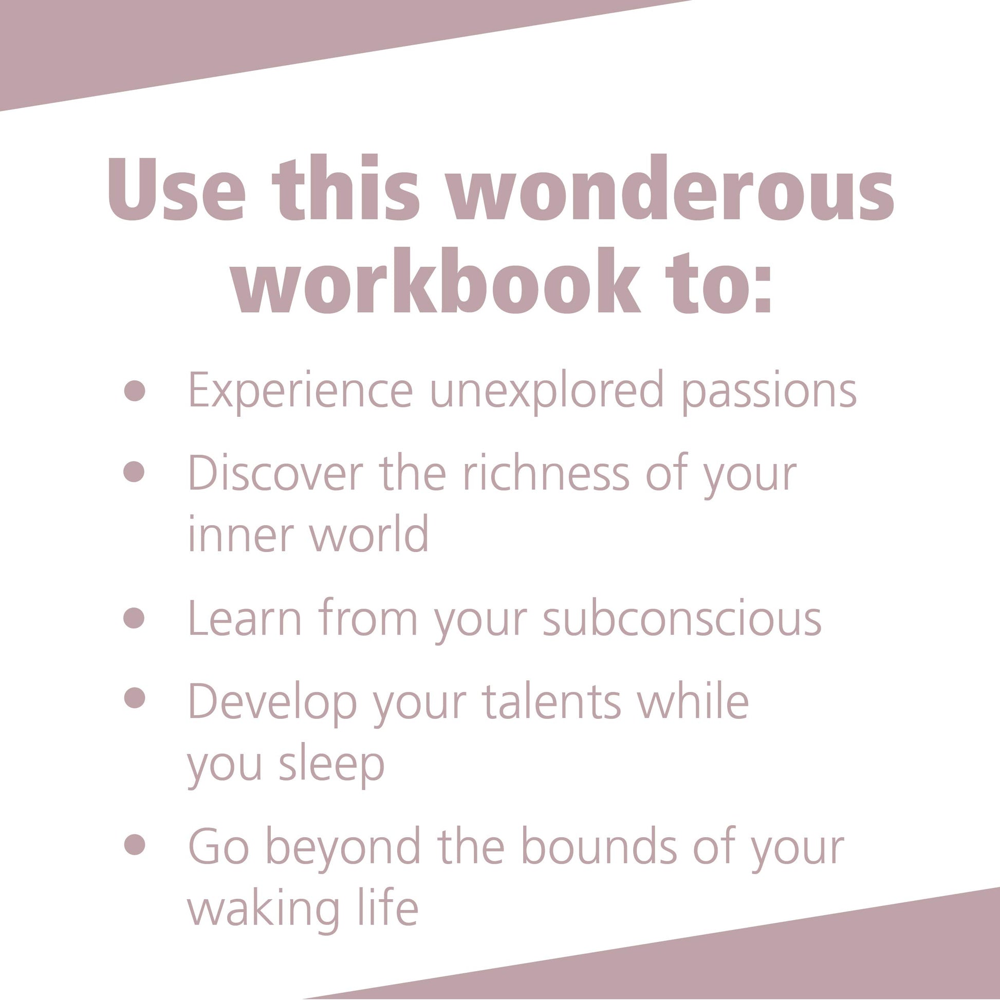 The Lucid Dreaming Workbook: A Step-by-Step Guide to Mastering Your Dream Life