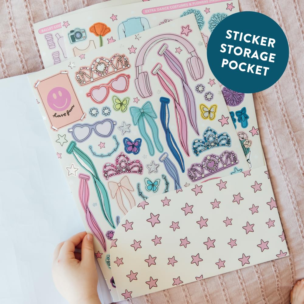 My Fancy Sticker Storybook: Dance Recital: 500+ Reusable Dress-Up Sticker Book for Kids Ages 5-8 (Sticker Activity Book Series)
