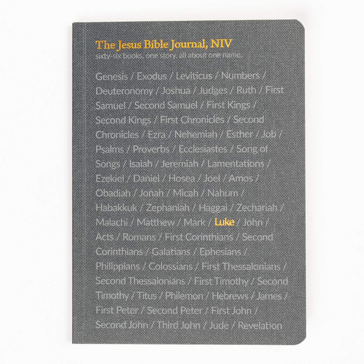 The Jesus Bible Journal, Luke, NIV, Paperback, Comfort Print