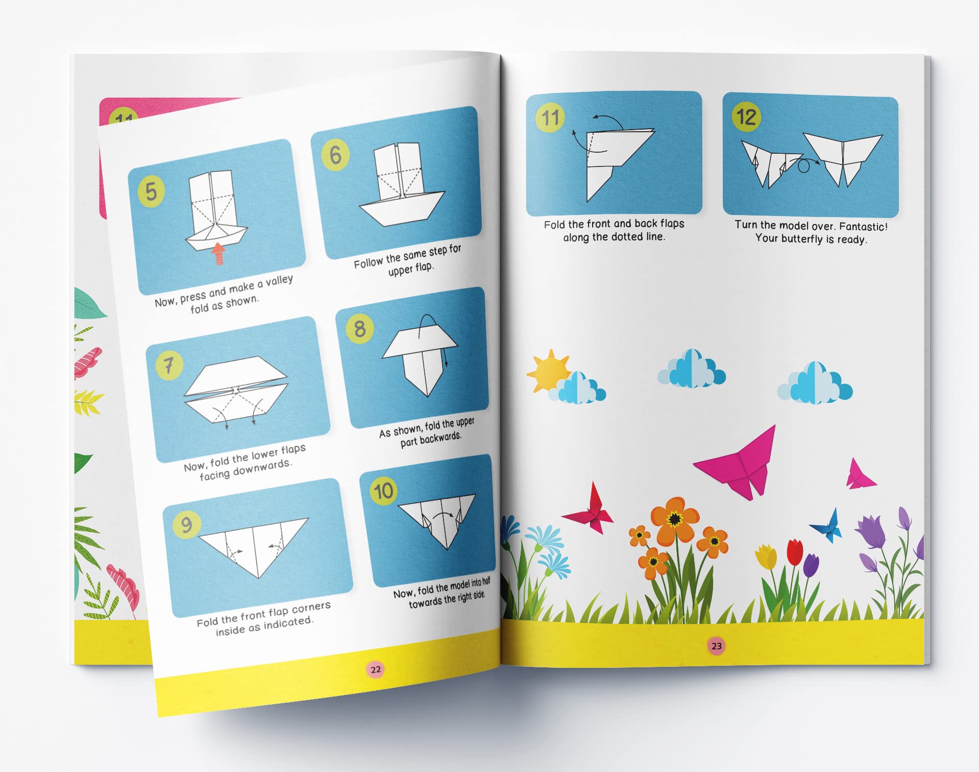 Origami - Step-by-Step Introduction To The Art of Paper-Folding - Activity Book For Children - Level
