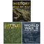 Map by Map Series 3 Books Collection Set (Battles, History of the World & World War II) DK