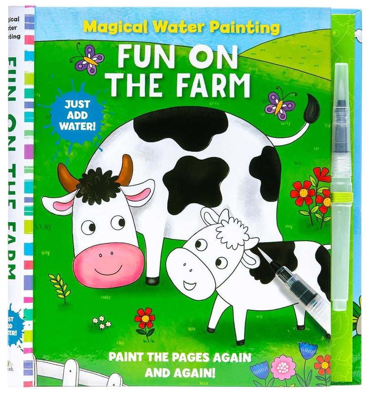 Magical Water Painting: Fun on the Farm: (Art Activity Book, Books for Family Travel, Kids' Coloring Books, Magic Color and Fade) (iSeek)