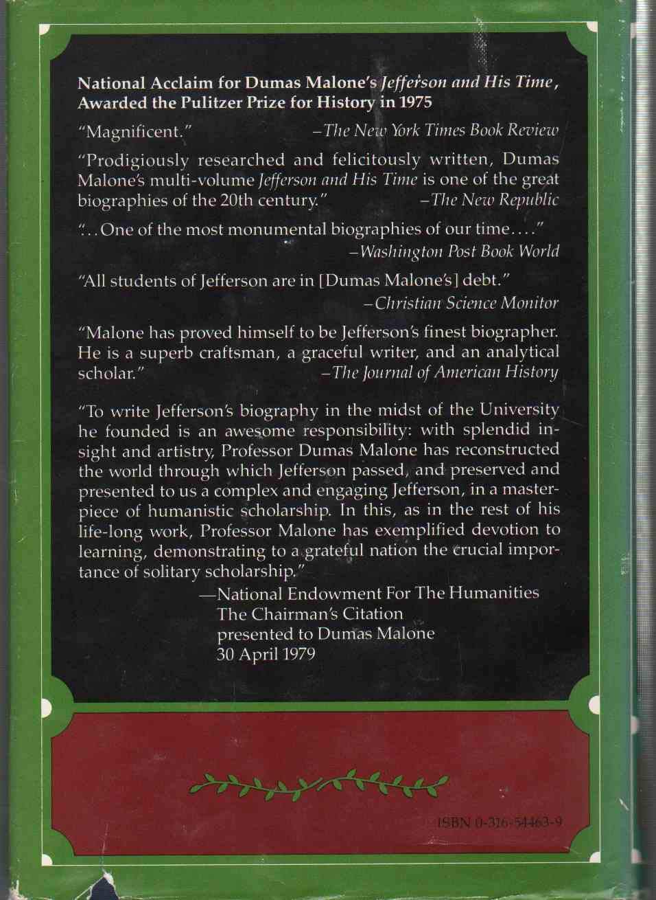 The Sage of Monticello (Jefferson and His Time, Vol 6)