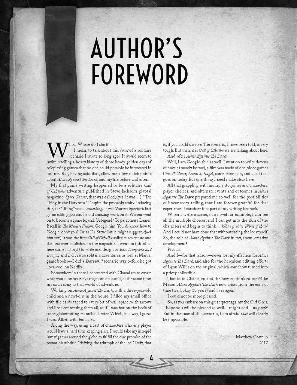 Alone Against the Dark: A Solo Play Call of Cthulhu Mini Campaign