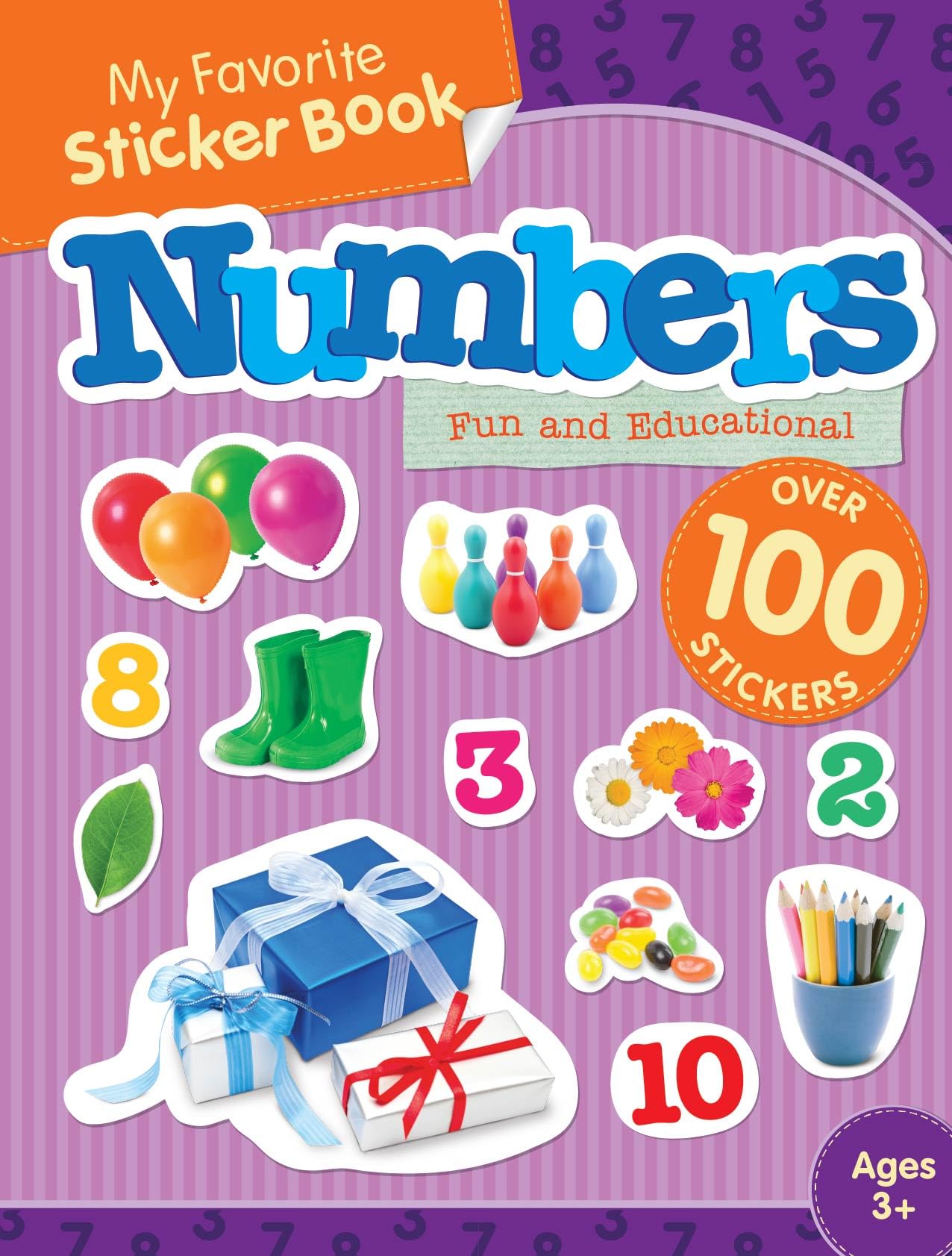 My Sticker Poster Book - Numbers: Learning Fun with Stickers and a Giant Poster, Sticker Books for Toddlers 2-4 Years