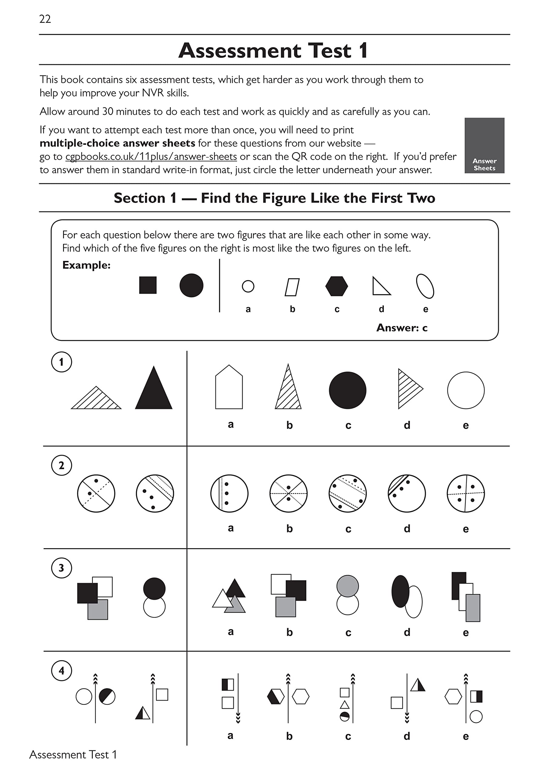 New 11+ GL Non-Verbal Reasoning Practice Book & Assessment Tests - Ages 10-11 (with Online Edition) (CGP 11+ GL)