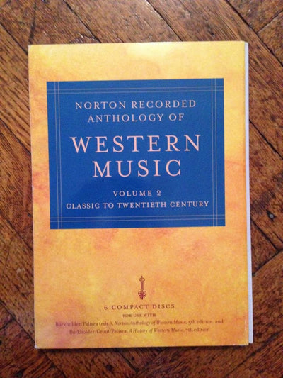 Norton Recorded Anthology of Western Music (Fifth Edition) (2: Classic to Twentieth Century) ( Vol 2)