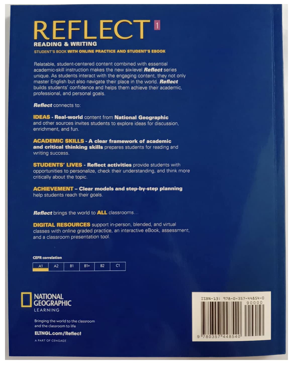Reflect Reading & Writing 1 with the Spark platform