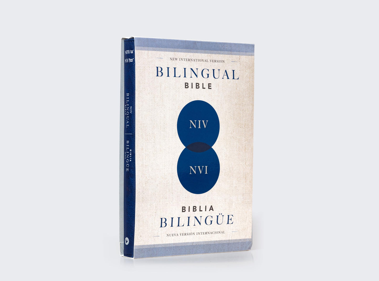 NIV/NVI Bilingual Bible, Revised Text 2022, Leathersoft, Navy / NIV/NVI, Biblia Bilinge, Revisin 2022, Leathersoft, Azul ail (Spanish Edition)
