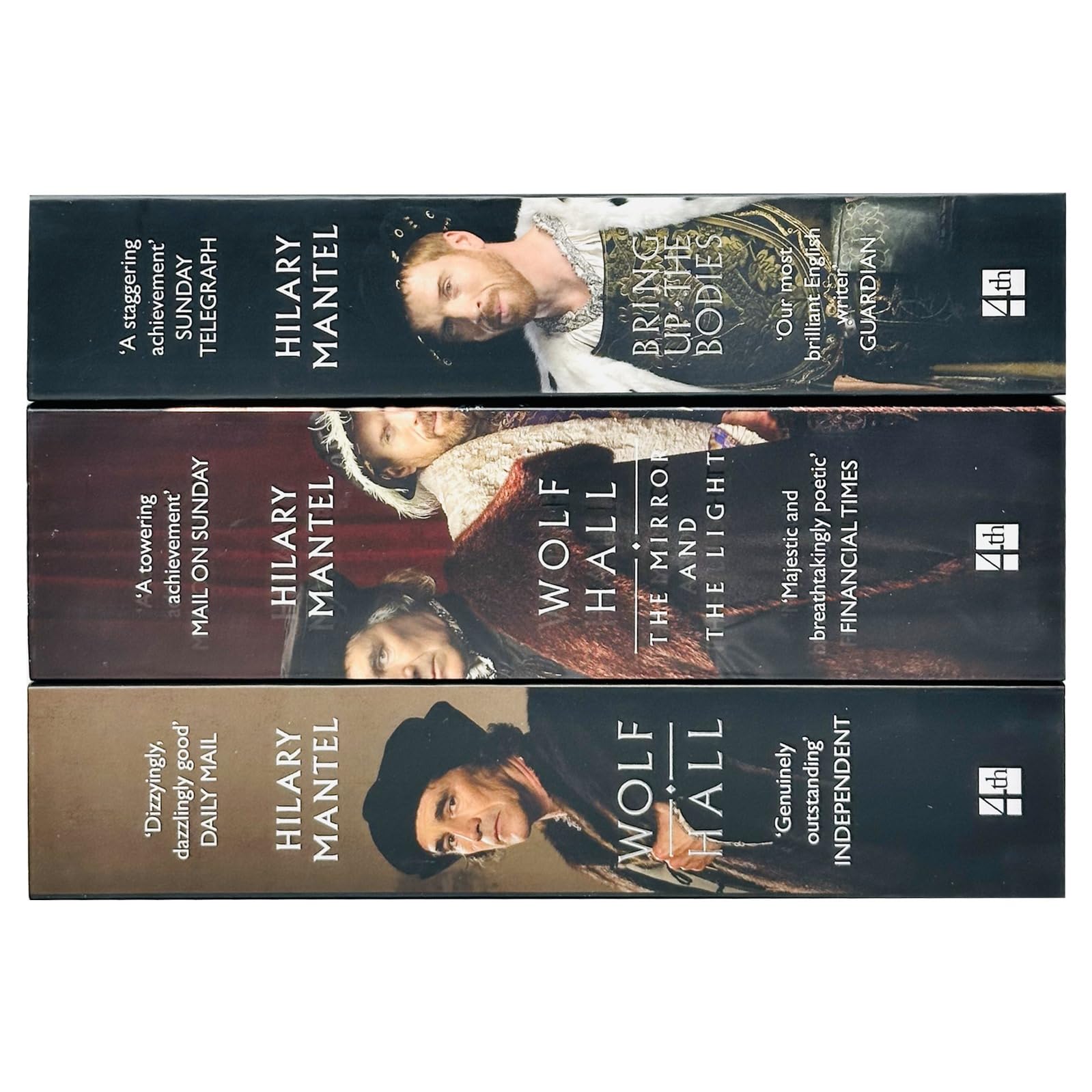 Wolf Hall Trilogy 3 Books Collection Set By Hilary Mantel (The Mirror and the Light [Hardcover], Wolf Hall, Bring Up the Bodies)