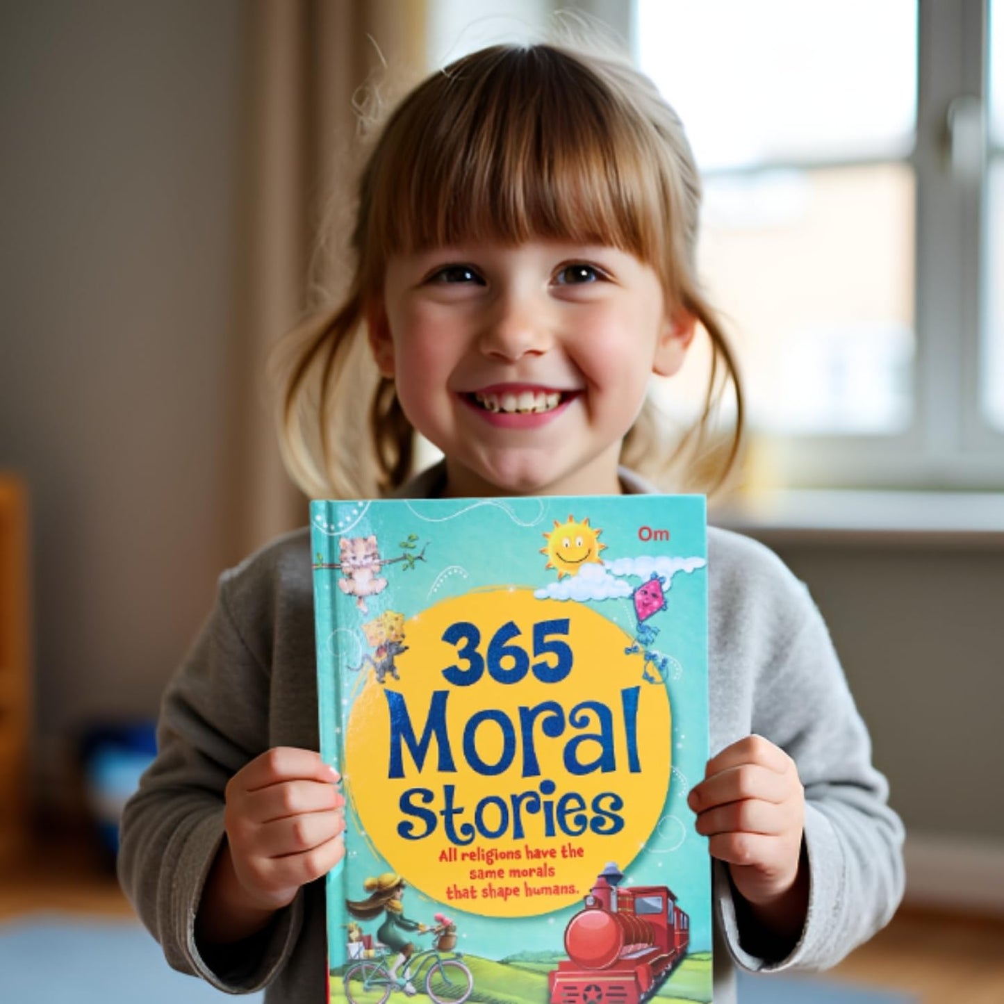 365 Moral Stories Book for Kids Ages 4-8 - A Collection of Short Illustrated Stories to Teach Moral Values, Good Habits & Life Lessons  Ideal Bedtime Reading for Young Children