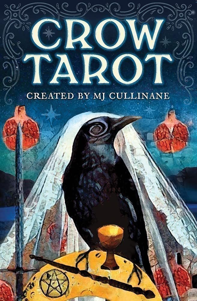 Crow Tarot: 78-Card Rider-Waite? Style Tarot Deck with Mystical Crow & Raven Artwork - Includes Guidebook, Intuitive Meanings, and Custom Spread for Beginners & Experts