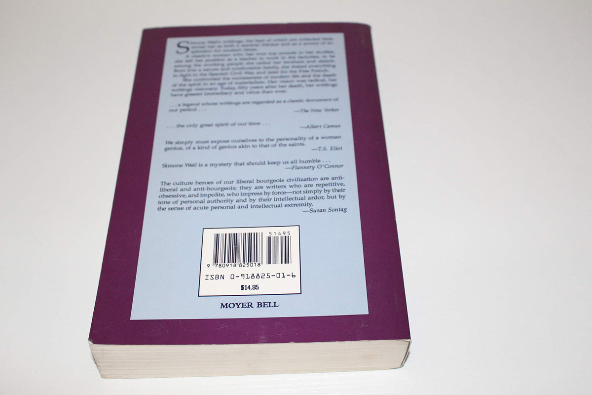 The Simone Weil Reader