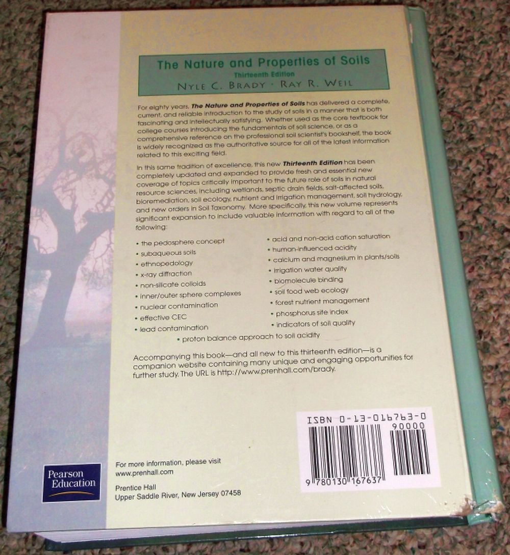 The Nature and Properties of Soils, 13th Edition