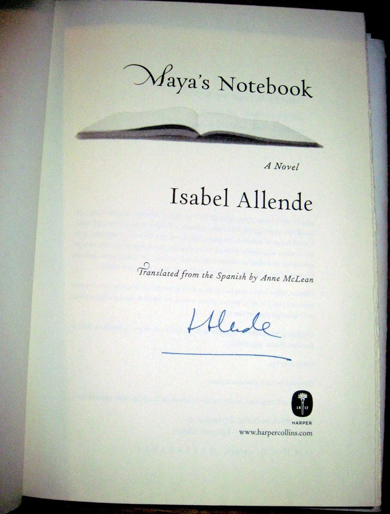Maya's Notebook: A Novel — back cover