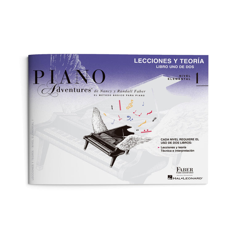 Piano Adventures: Lessons and Theory Book One of Two Level 1  Spanish Edition for Beginners  Piano Method Book in Spanish  Lesson and Theory ... (Lessiones Y Teoria / Lesson & Theory Book)