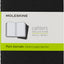 Moleskine Cahier Journal, Soft Cover, Pocket (3.5" x 5.5") Plain/Blank, Black, 64 Pages (Set of 3)