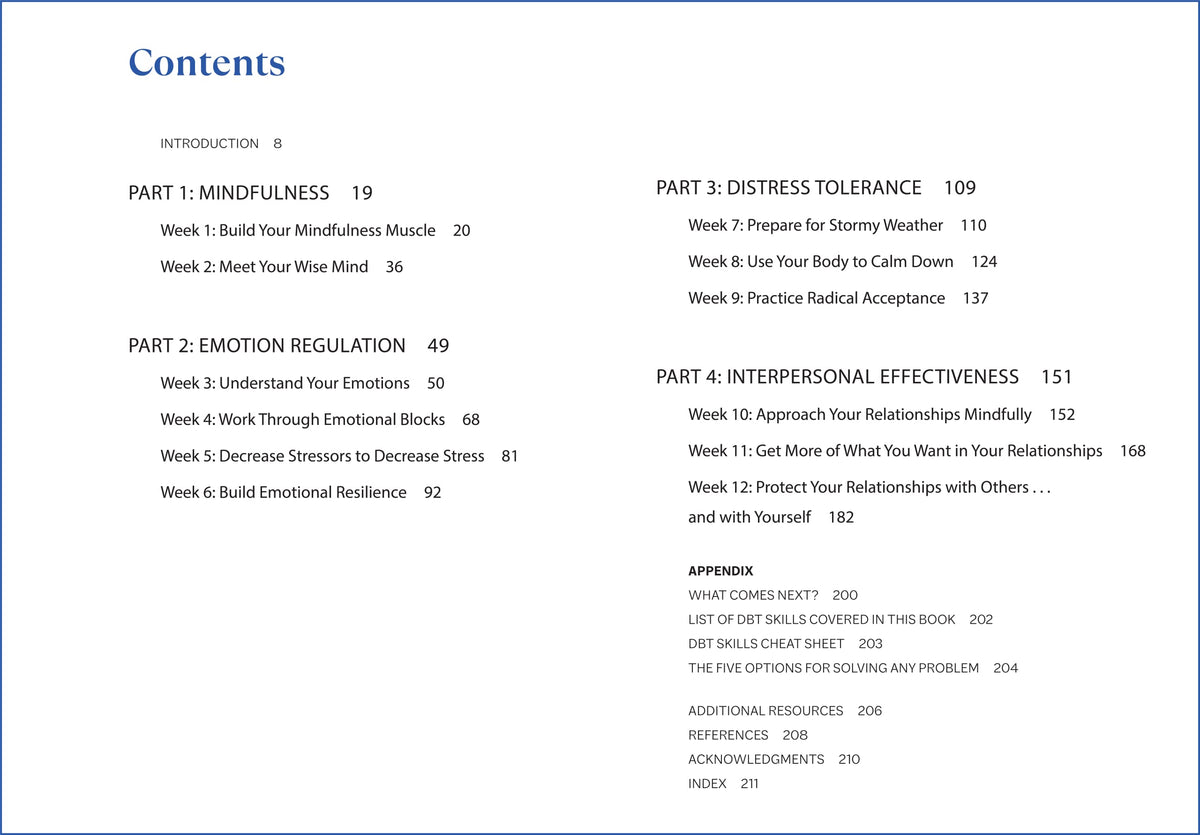 Self-Directed DBT Skills: A 3-Month DBT Workbook to Regulate Intense Emotions and Create Lasting Change with Dialectical Behavior Therapy