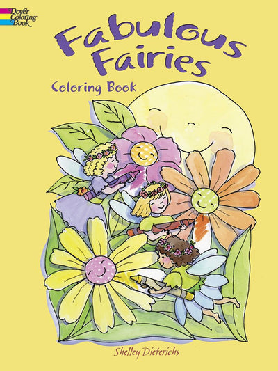 Fabulous Fairies Coloring Book (Dover Fantasy Coloring Books)