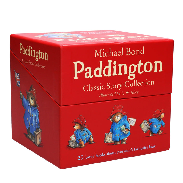 Paddington Classic Story 20 Books Collection Box Set (Paddington And the Christmas Surprise, Paddington And the Marmalade Maze, Paddington Goes for Gold, Paddington King of the Castle & 16 More)