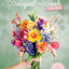 The Bouquet in a Book: Spring: Pre-punched pages to press out and make paper flowers