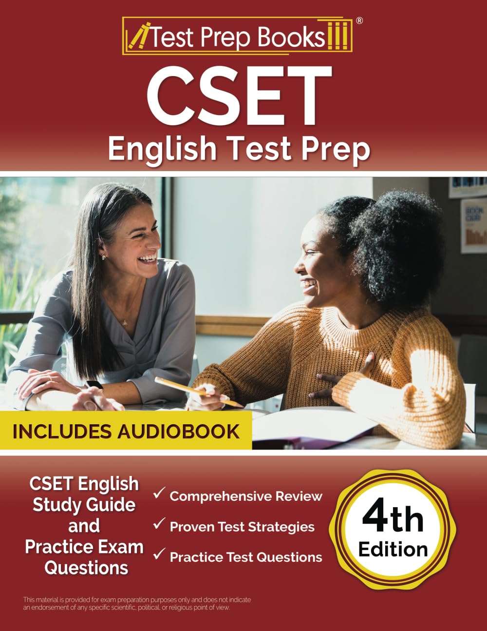 CSET English Test Prep: CSET Study Guide and Practice Exam Questions: [4th Edition]