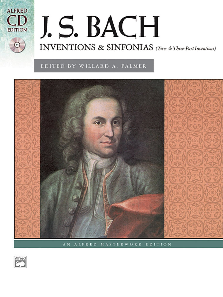 Bach -- Inventions & Sinfonias (2 & 3 Part Inventions): Comb Bound Book & Online Audio (Alfred Masterwork Audio Edition)