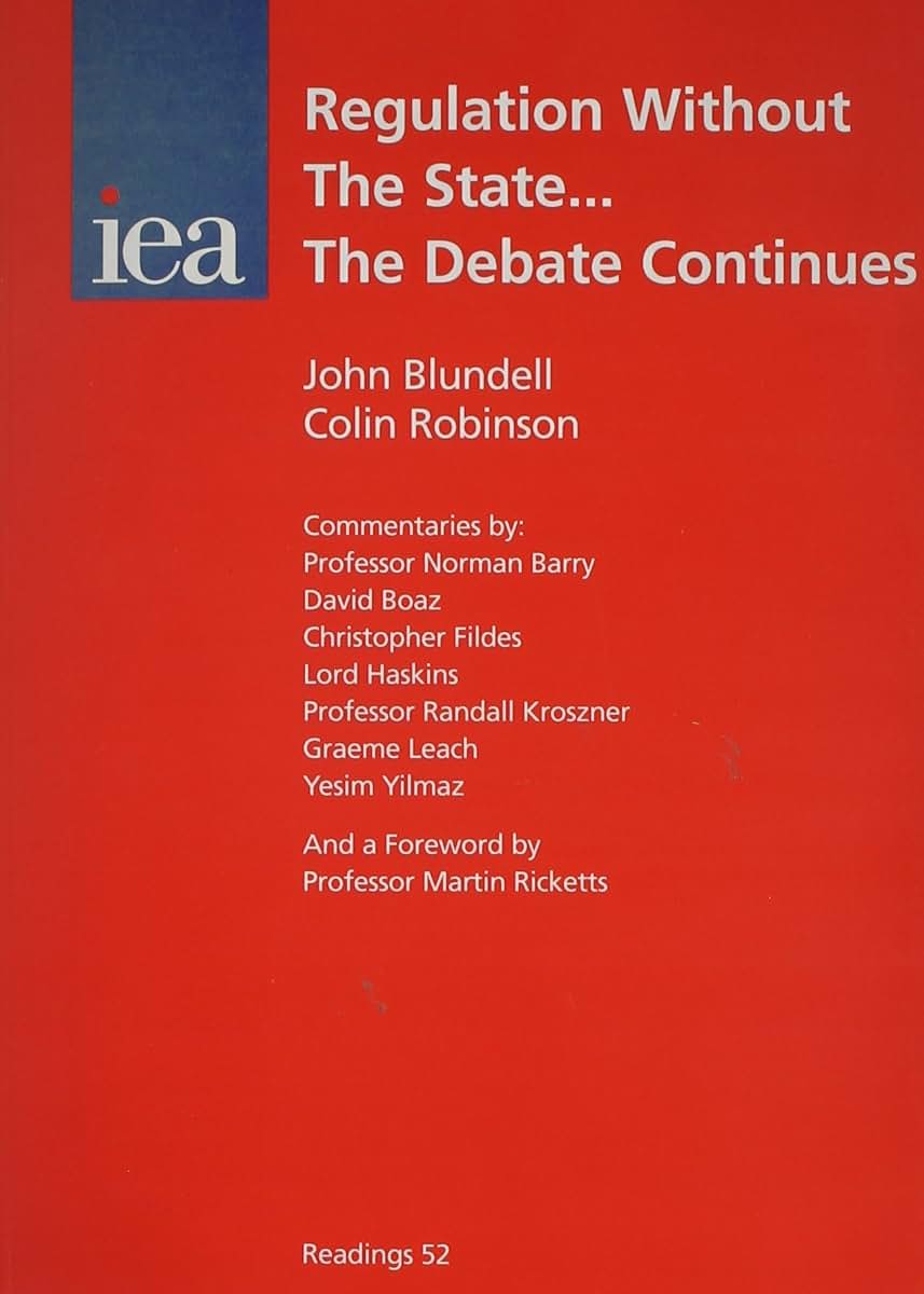 Regulation without the State: The Debate Continues (Readings, 52)