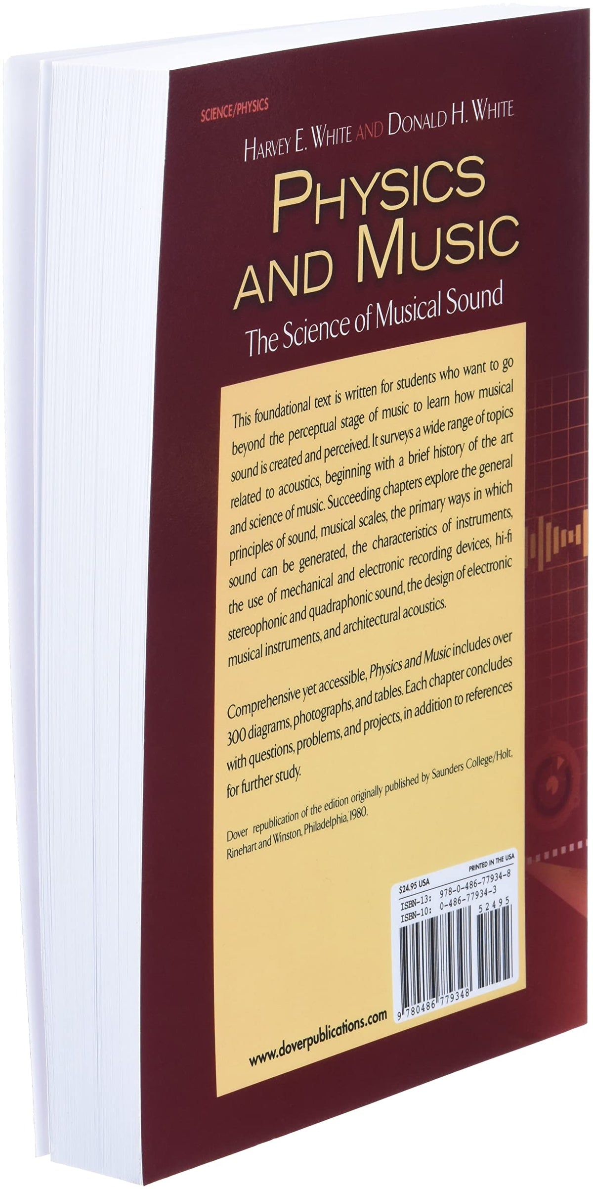 Physics and Music: The Science of Musical Sound (Dover Books on Physics)